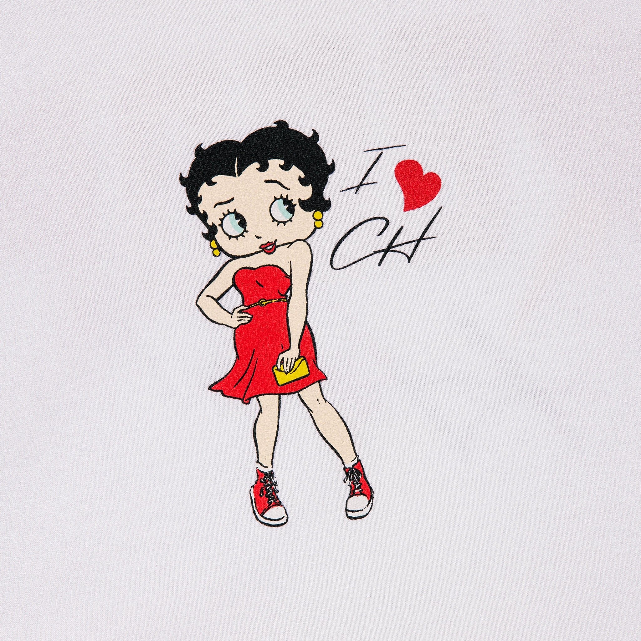 Common Hype x Betty Boop 'BTH' Tee White