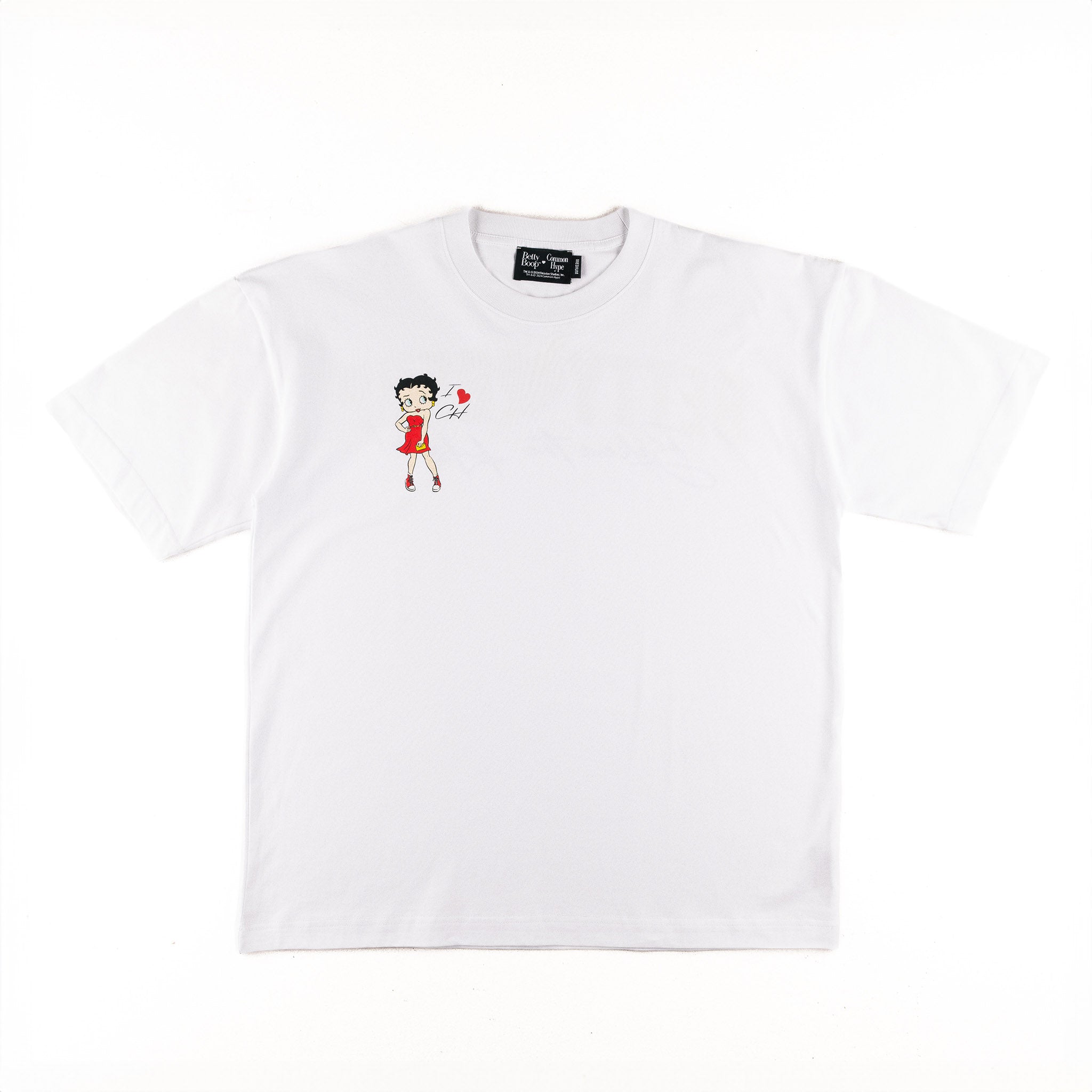 Common Hype x Betty Boop 'BTH' Tee White - Common Hype