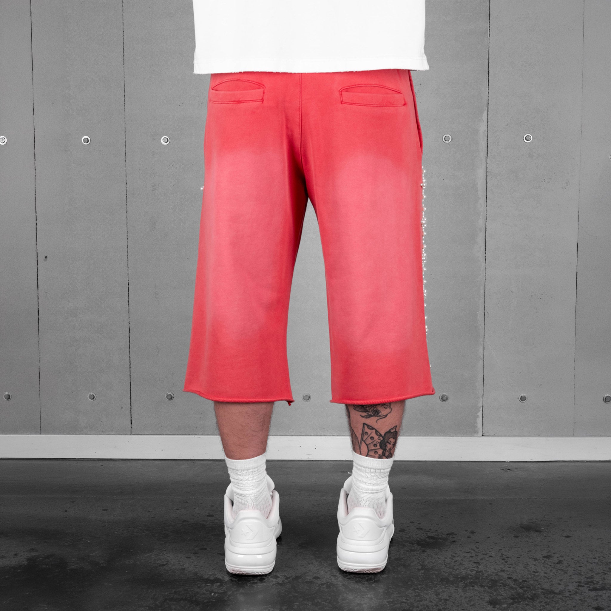 Commons Pearled Star Sweatshort Infrared