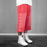 Commons Pearled Star Sweatshort Infrared