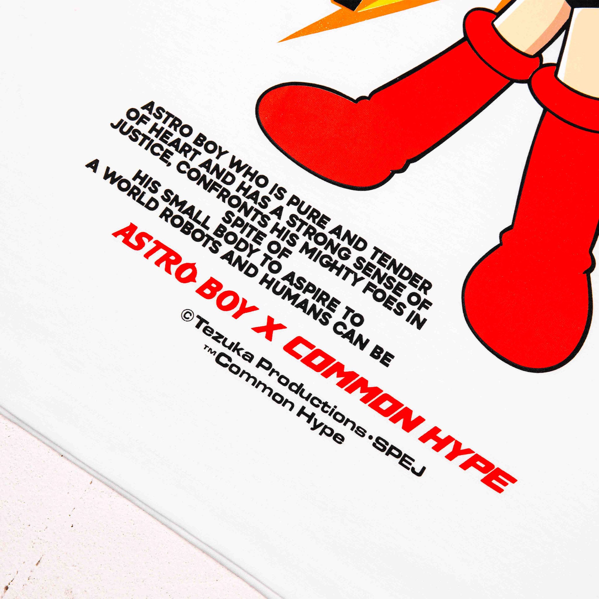 Common Hype x Astroboy Iron Arm Atom Tee White - Common Hype