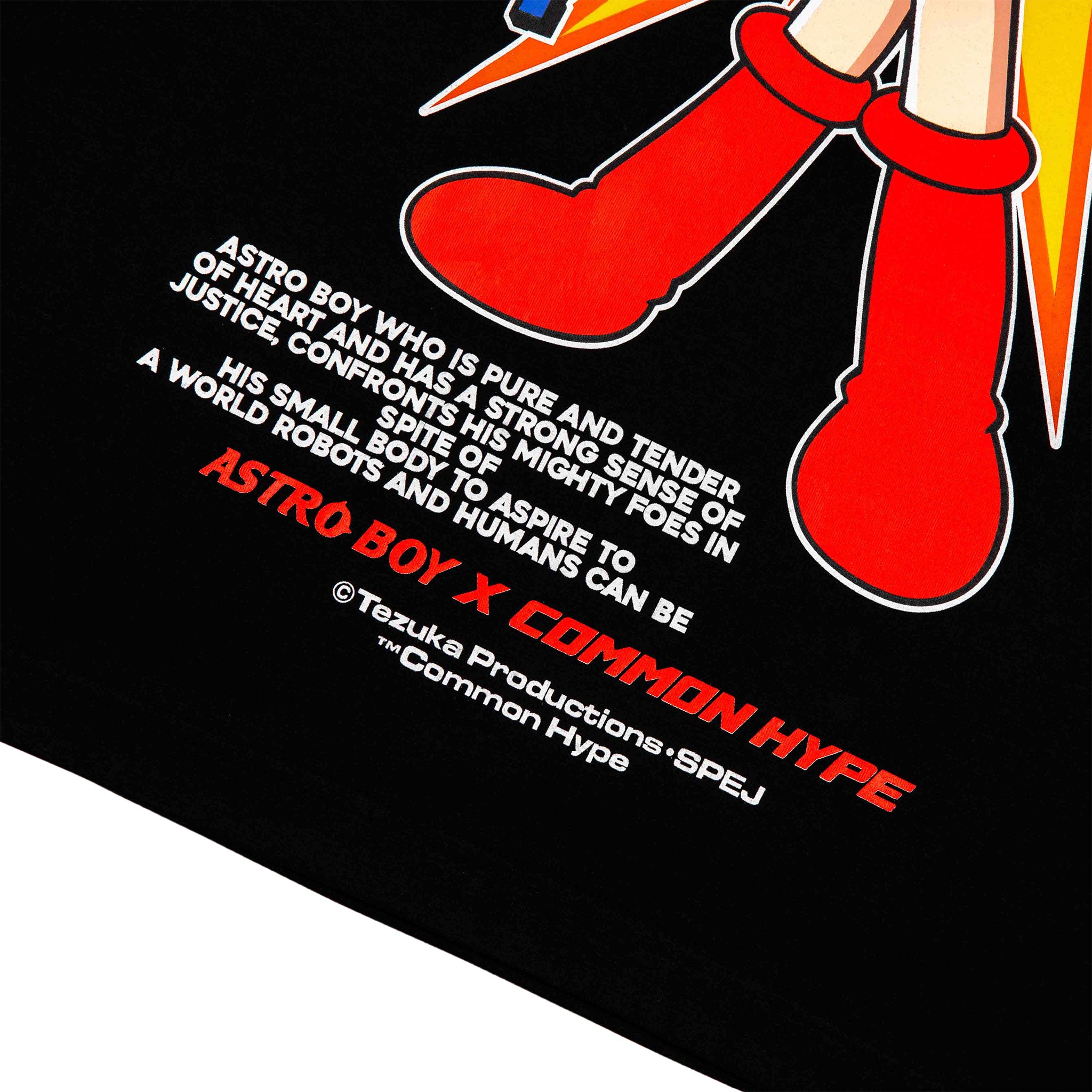 Common Hype x Astroboy Iron Arm Atom Tee Black - Common Hype
