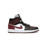 Jordan 1 Mid SE Black Dark Beetroot (Women's)