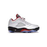 Jordan 5 Retro Low Golf Fire Red (Silver Tongue)