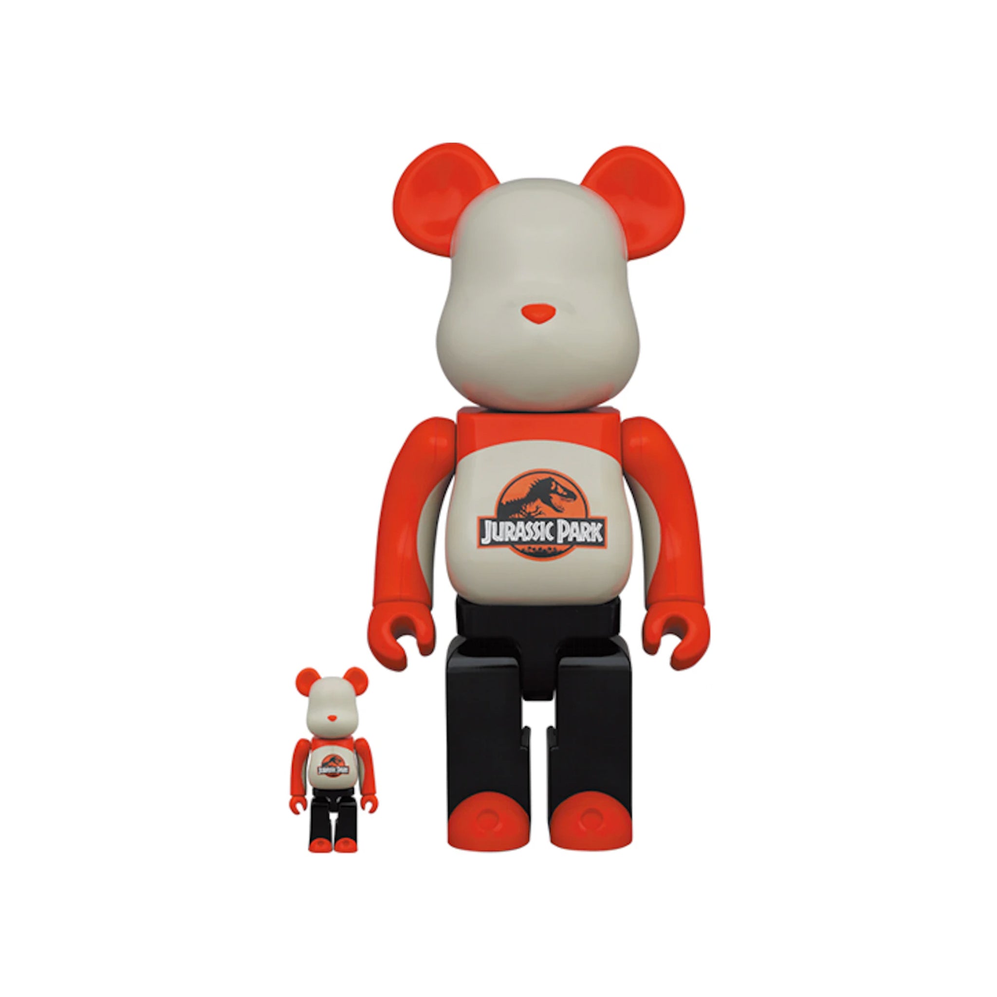 Bearbrick Jurassic Park 100% & 400% Set - Common Hype