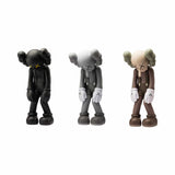 KAWS Small Lie Companion Vinylfigur Schwarz/Grau/Braun Set