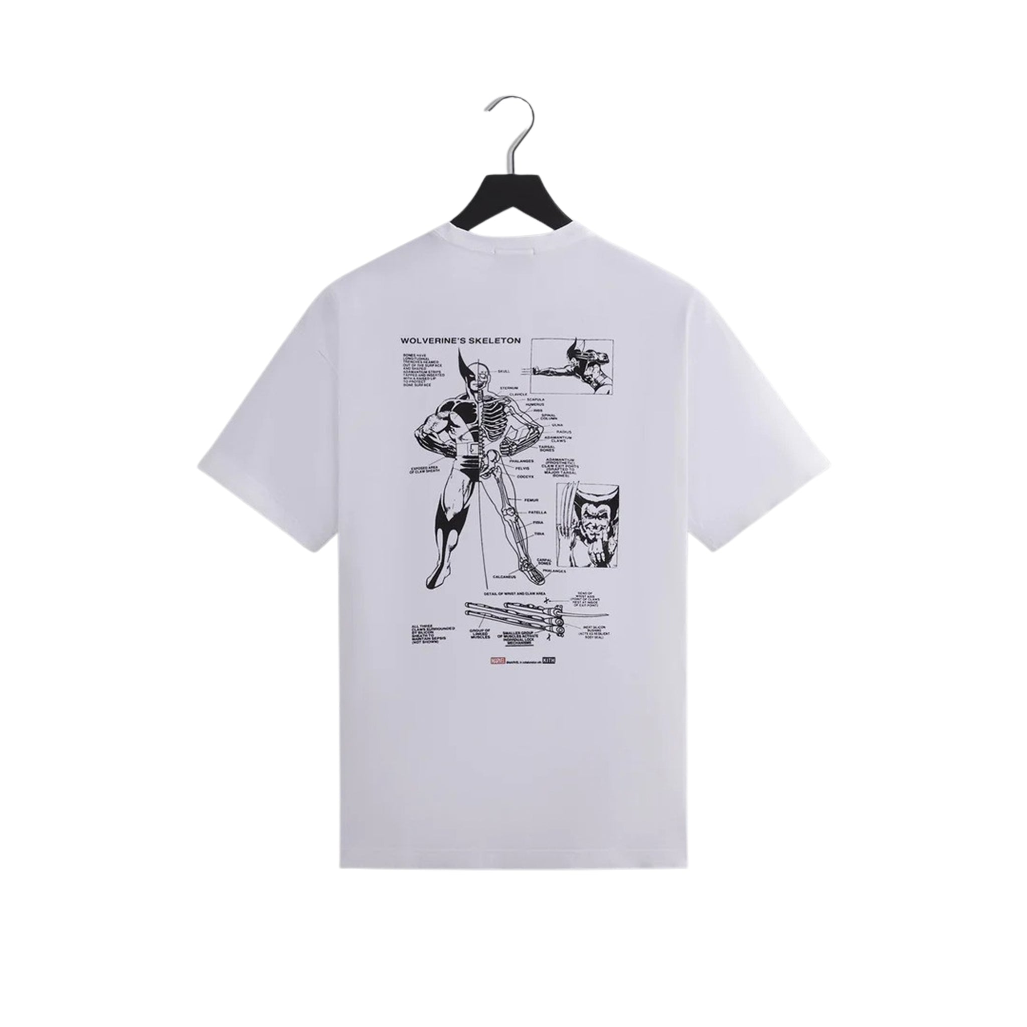 Kith x Marvel X-Men Anatomy Vintage Tee White PH – Common Hype