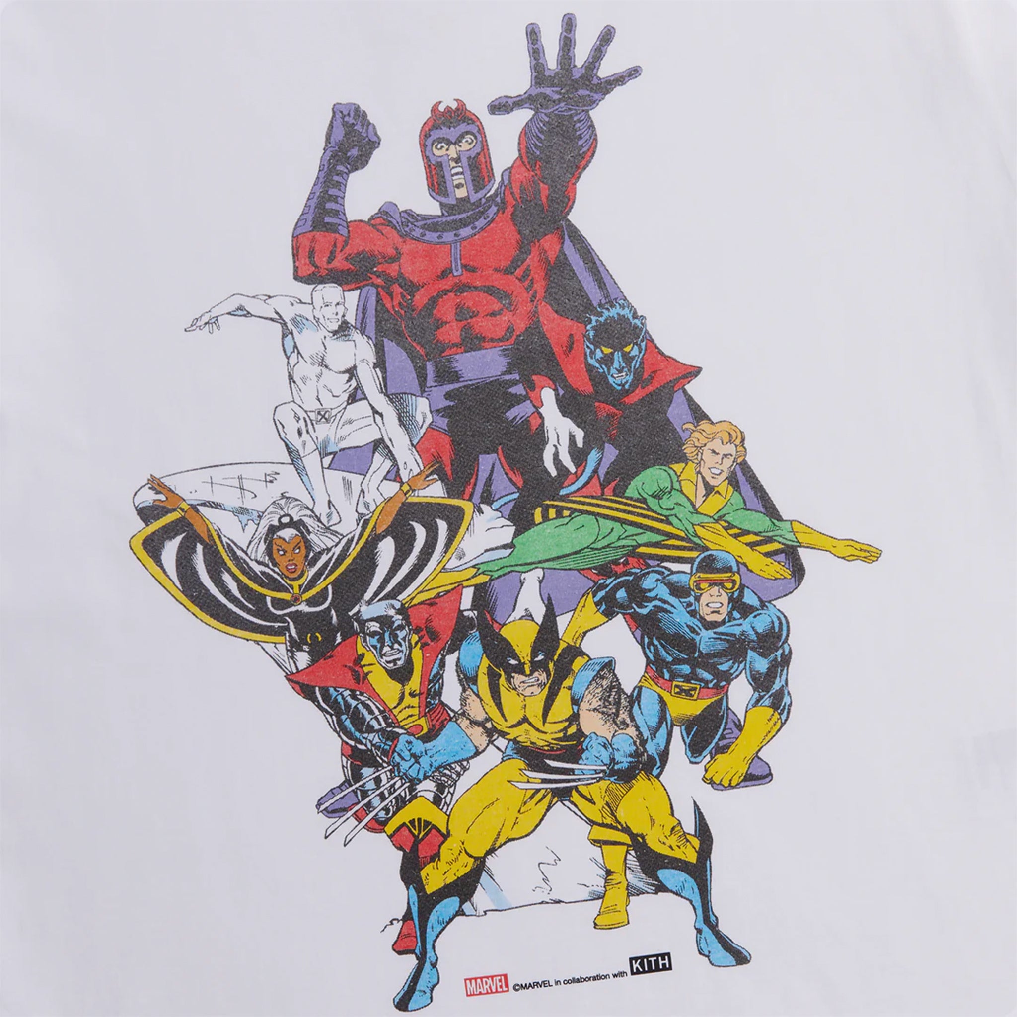 Kith x Marvel X-Men Retro Comic Vintage Tee White PH