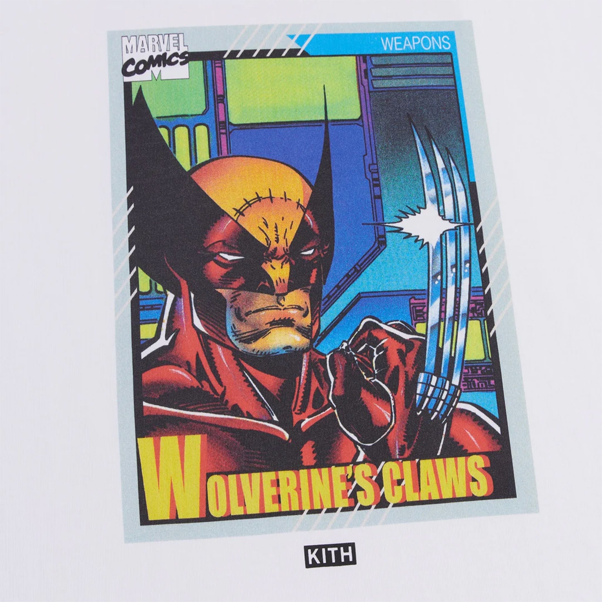 Kith x Marvel X-Men Wolverine Card Vintage Tee White PH