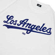 Kith x Dodgers Logo Boxy Alex Vintage Tee