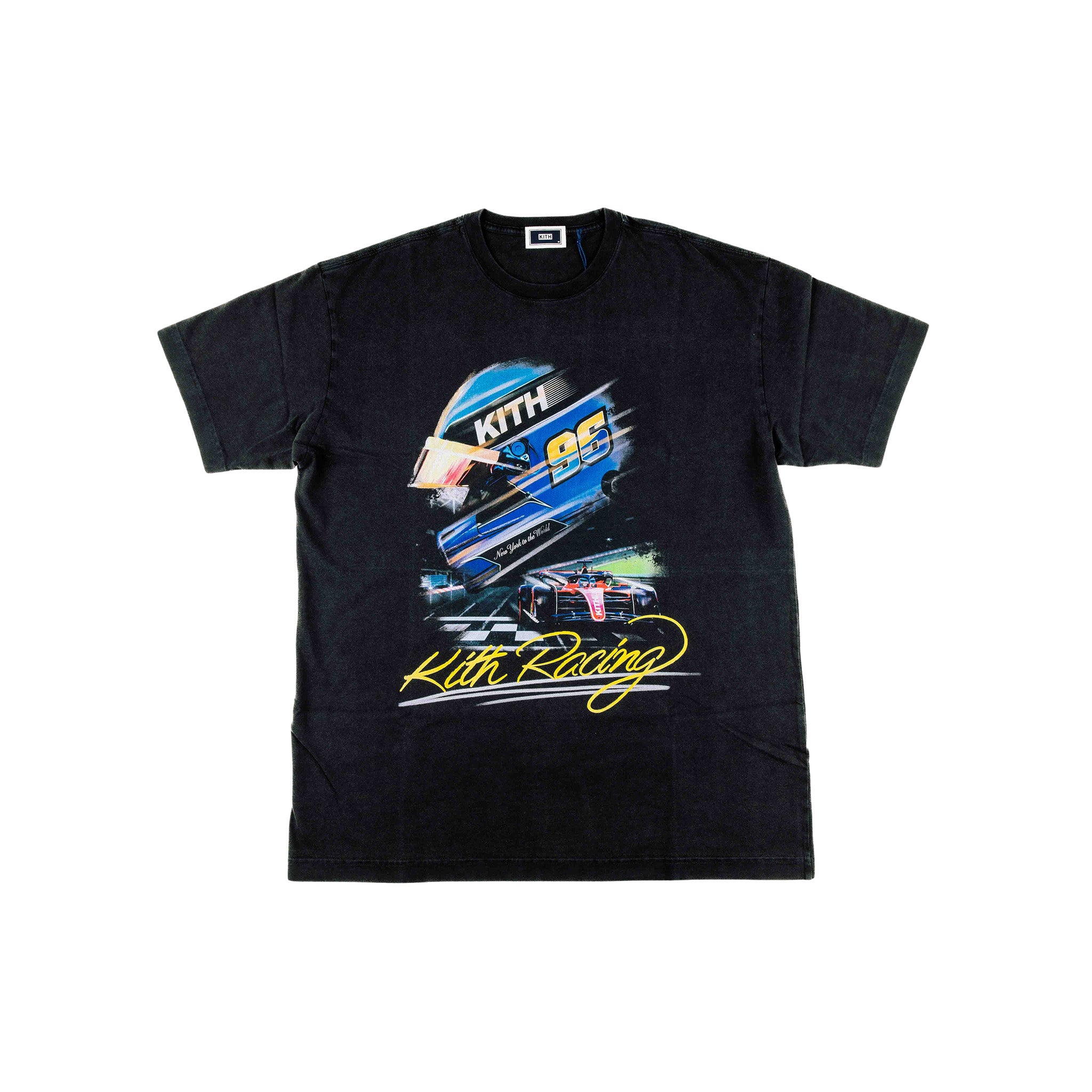 Kith F1 Vintage Tee Black - Common Hype