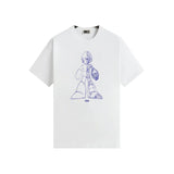 Kith x Capcom Mega Man Sketch Vintage Tee White