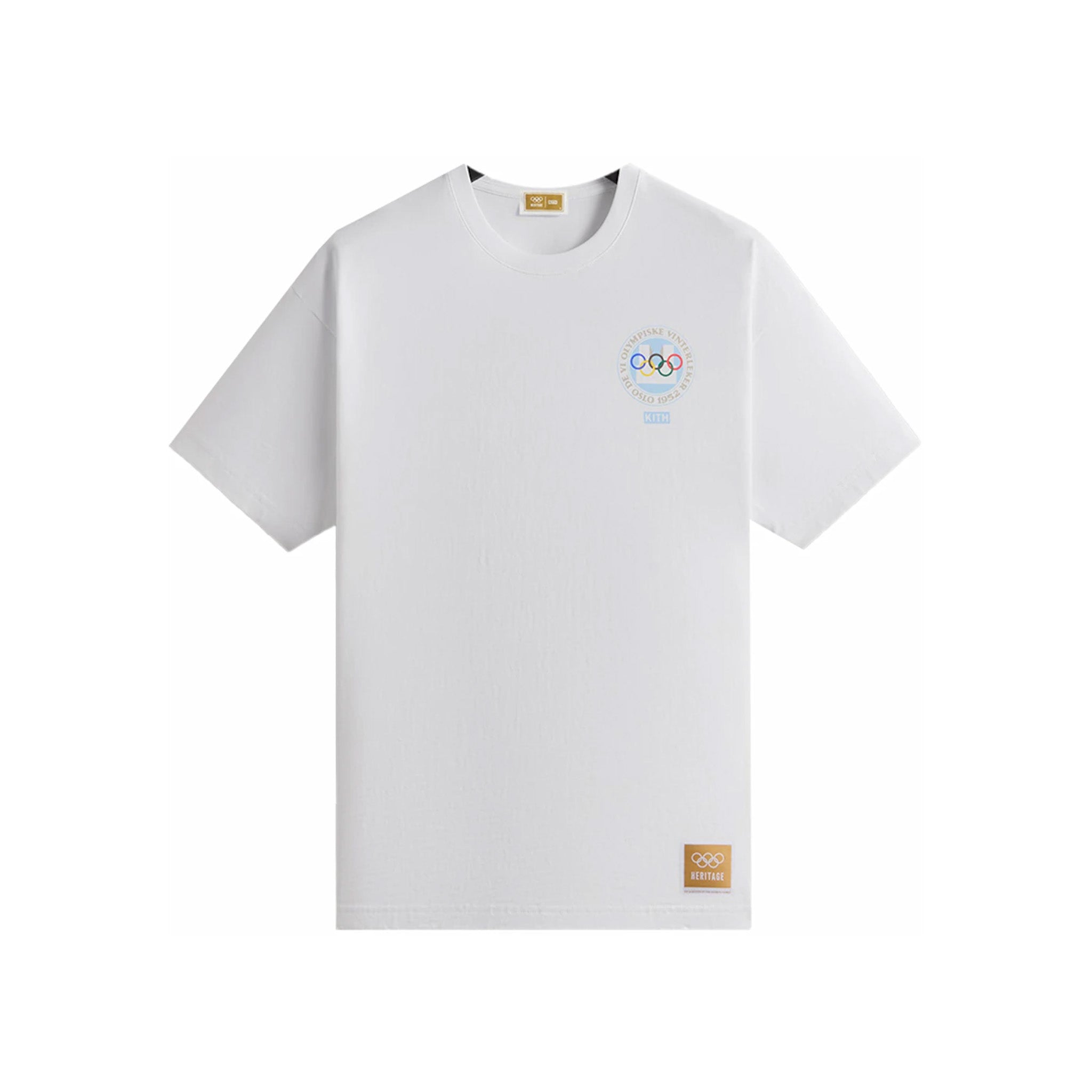 Kith Olympics Heritage Oslo 1952 Vintage Tee White - Common Hype