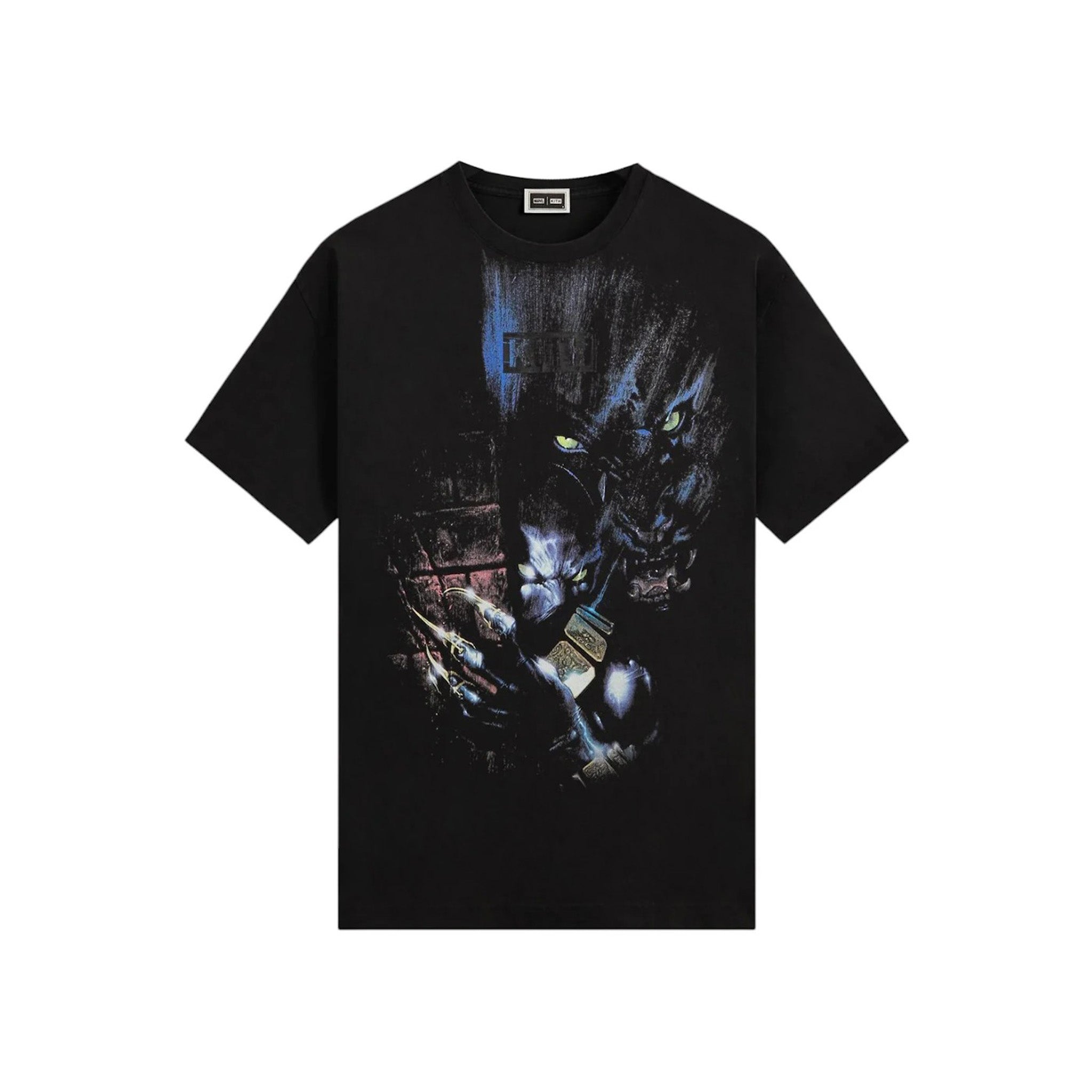 Kith x Marvel Black Panther Vintage Tee Black | Common Hype