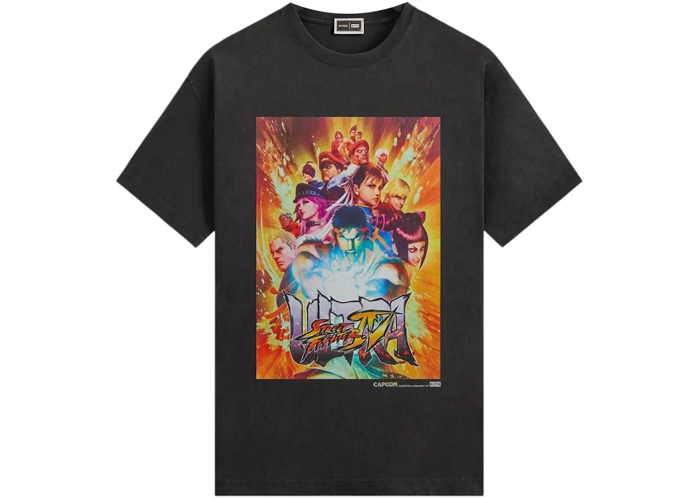Kith x Capcom Street Fighter IV Ultra Vintage Tee Black