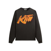 Kith x Capcom Street Fighter Flame Vintage Long Sleeve Tee Black