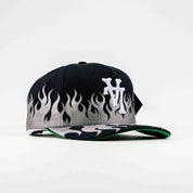 Kill The Hype LA Half Tone Flame Black Hat - Common Hype