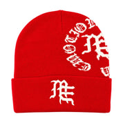 Mixed Emotions Red Logo Beanie