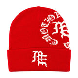 Mixed Emotions Red Logo Beanie