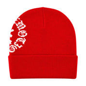 Mixed Emotions Red Logo Beanie