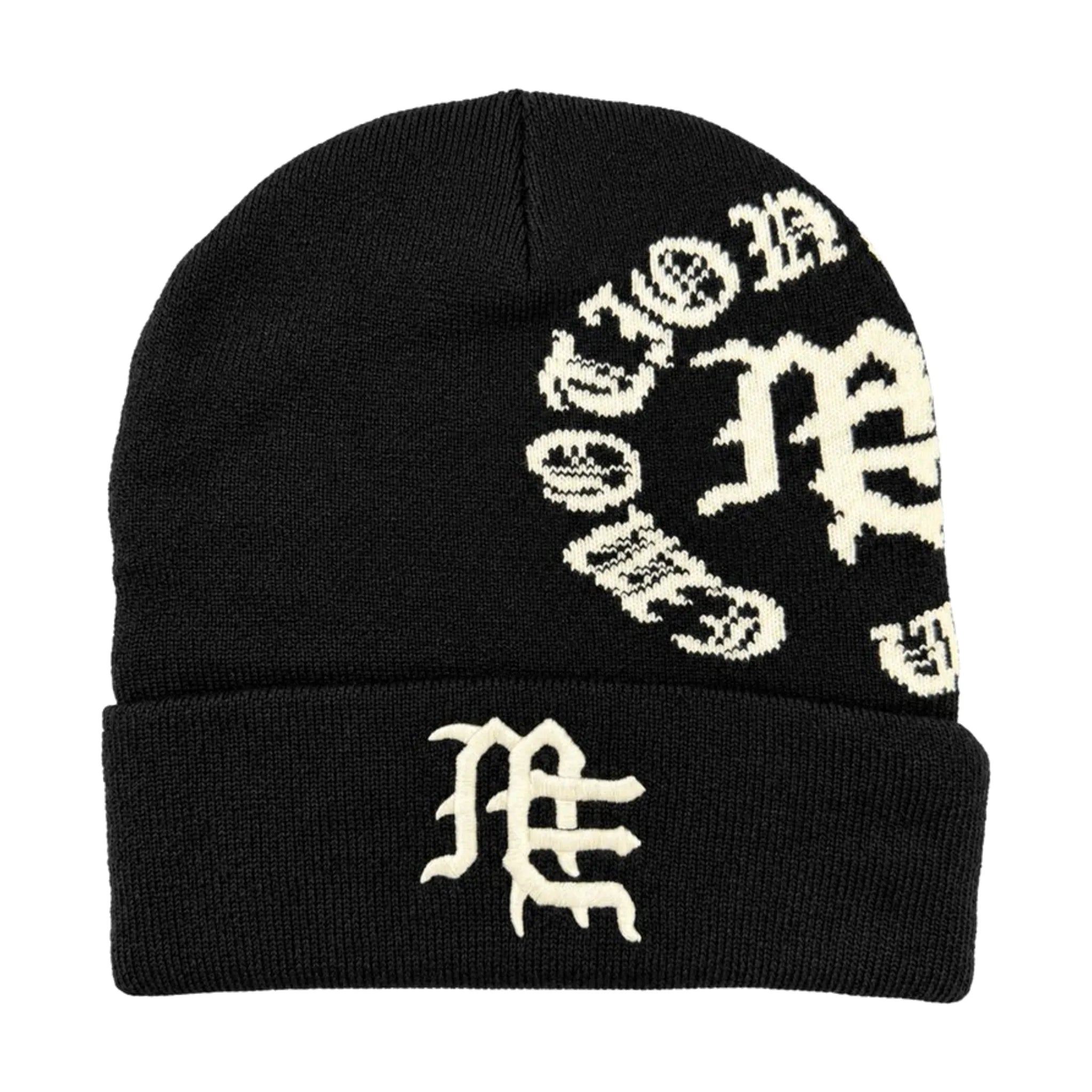 Mixed Emotions Black Logo Beanie