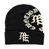 Mixed Emotions Black Logo Beanie