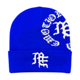 Mixed Emotions Blue Logo Beanie