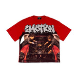 Mixed Emotions Garage Tee Red