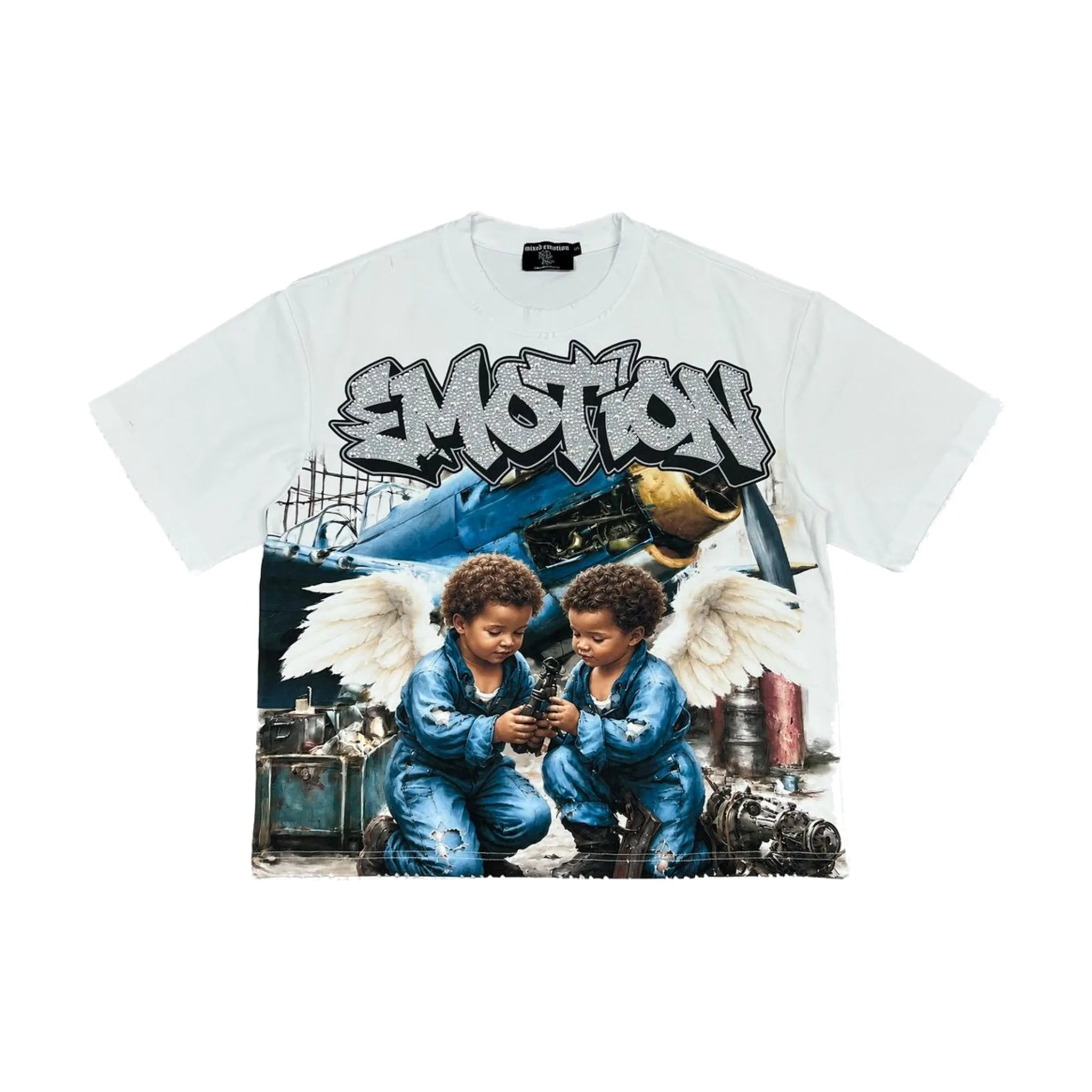 Mixed Emotions Airborne Tee White
