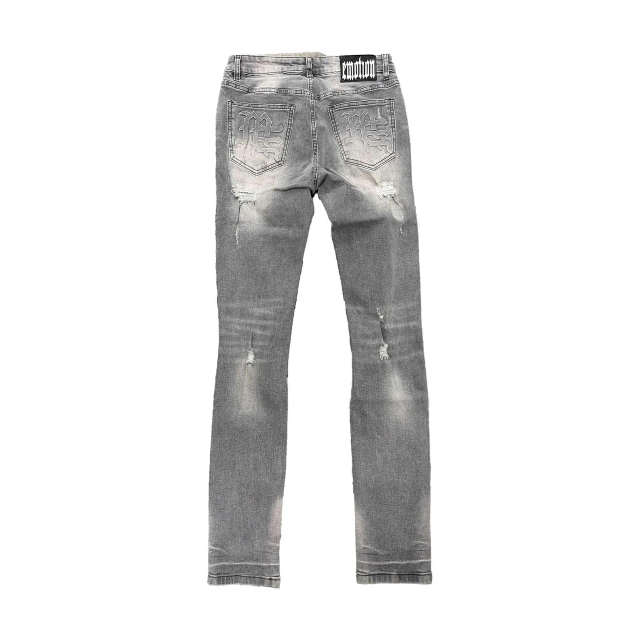 Mixed Emotions Grey 001 Denim