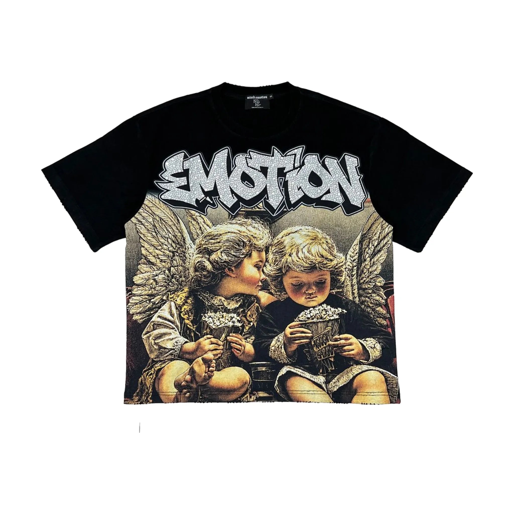 Mixed Emotions Angel Whispers Tee Black