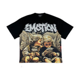 Mixed Emotions Angel Whispers Tee Black