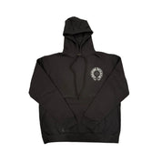 Chrome Hearts Las Vegas Exclusive Aniversary Horseshoe Logo Black Hoodie