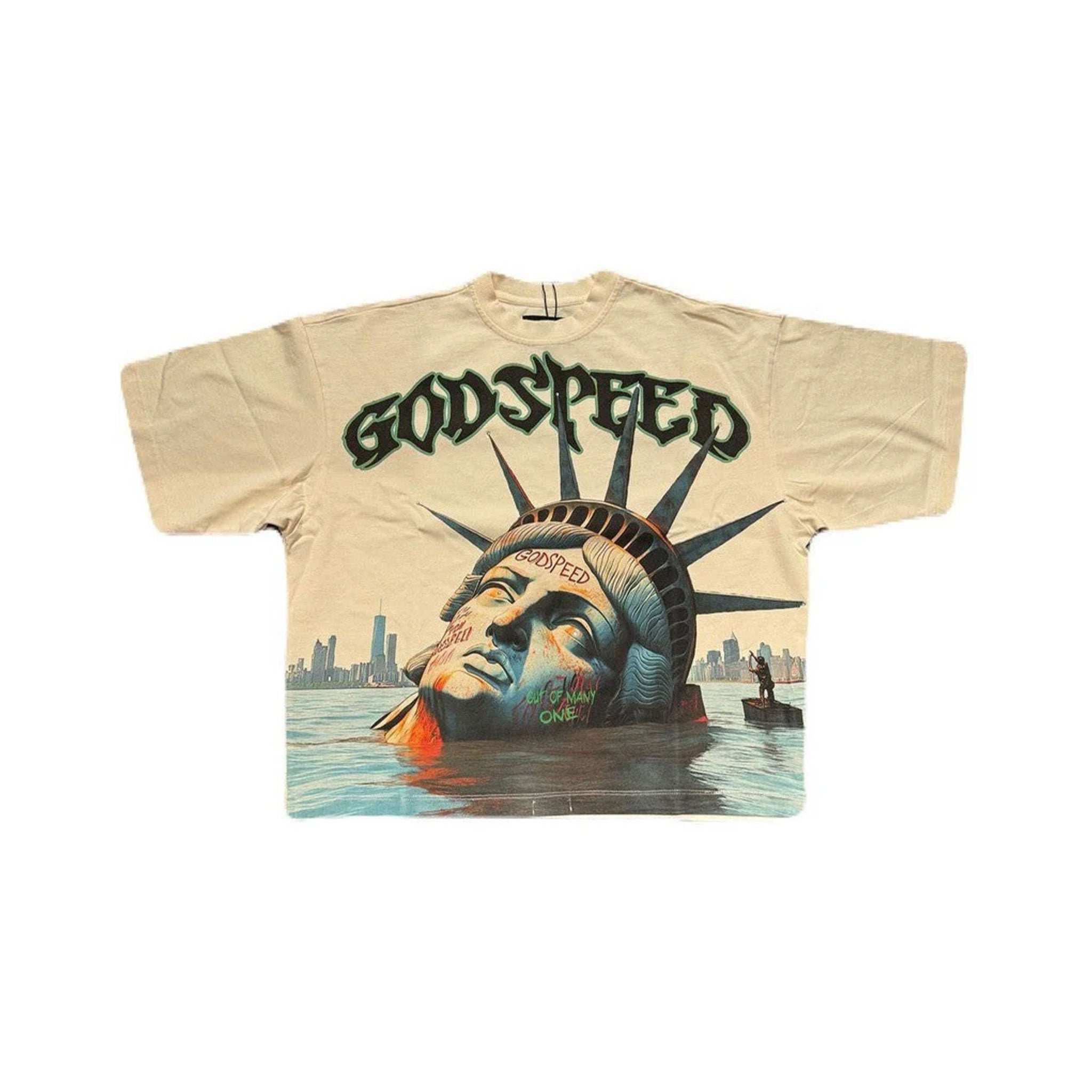 Godspeed Ken Liberty Tee Cream - Common Hype