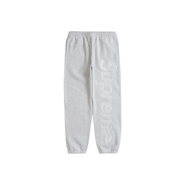 Supreme Satin Appliqué Sweatpant (FW23) Ash Grey – Common Hype