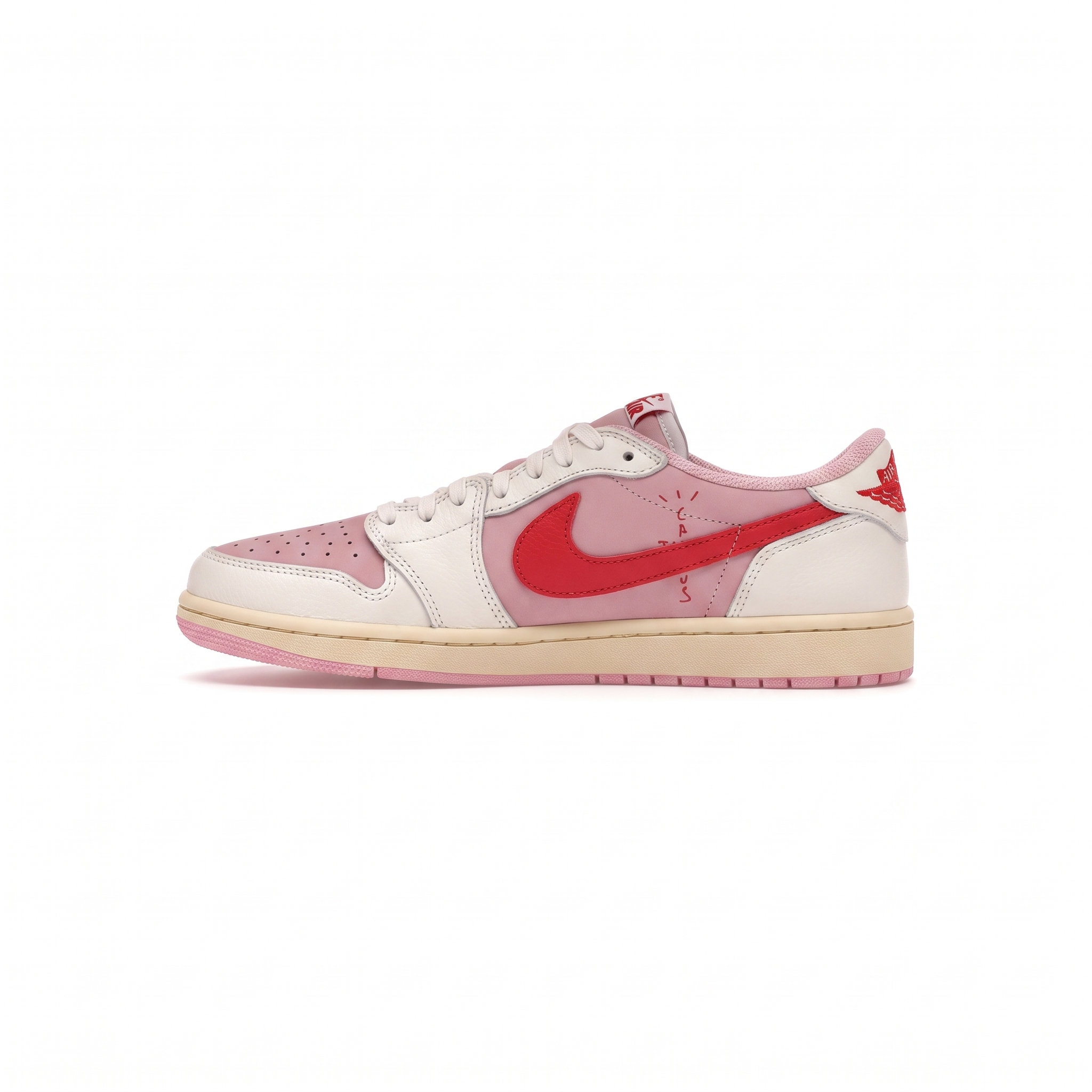 Jordan 1 Retro Low OG SP Travis Scott Sail Tropical Pink