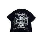 Mixed Emotions Black Chaos Tee