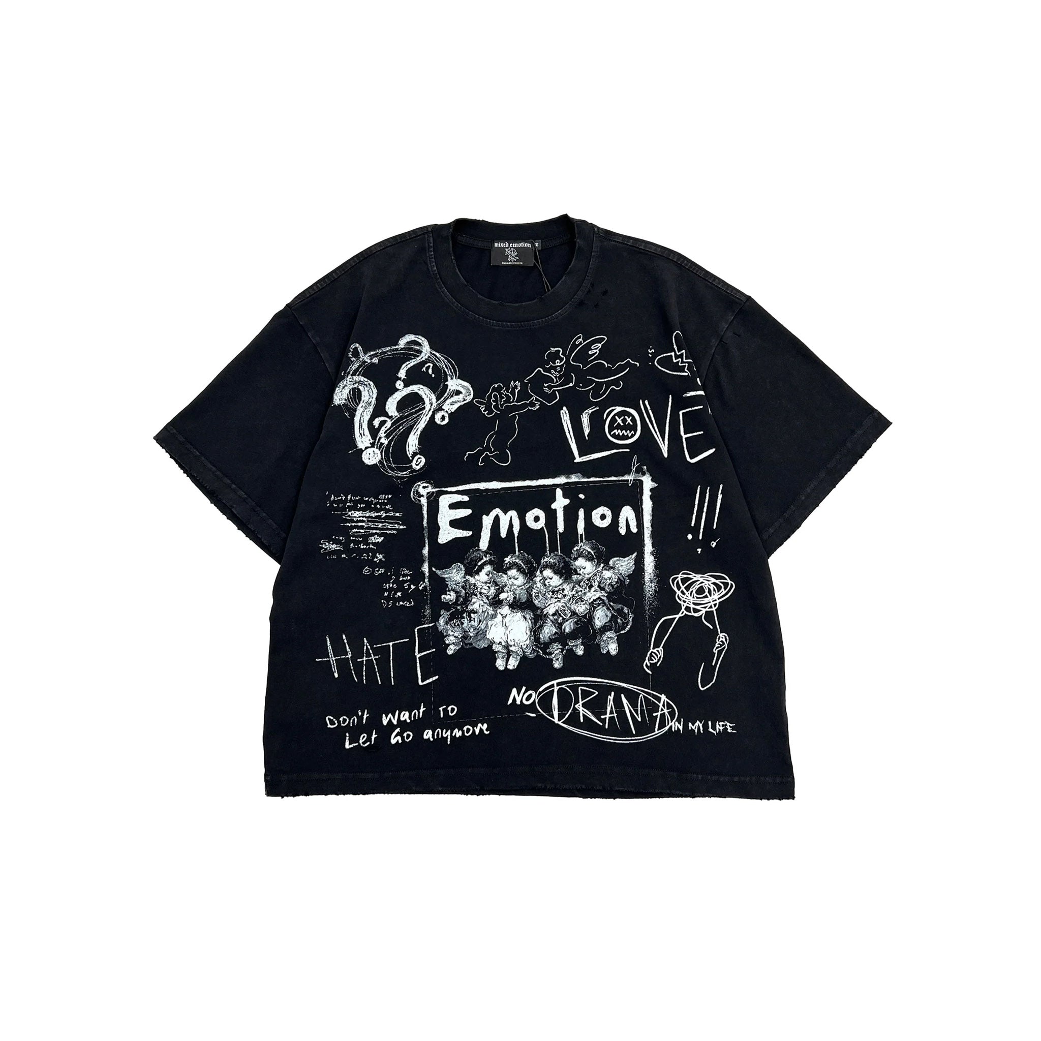 Mixed Emotions Black Chaos Tee