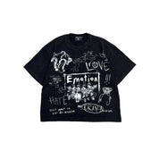 Mixed Emotions Black Chaos Tee