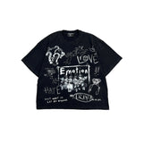 Mixed Emotions Black Chaos Tee
