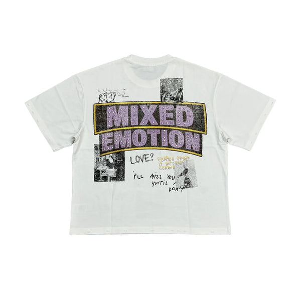 Mixed Emotions Lost Identity Tee White – Common Hype