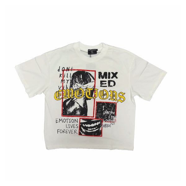 Mixed Emotions Forever Tee White – Common Hype
