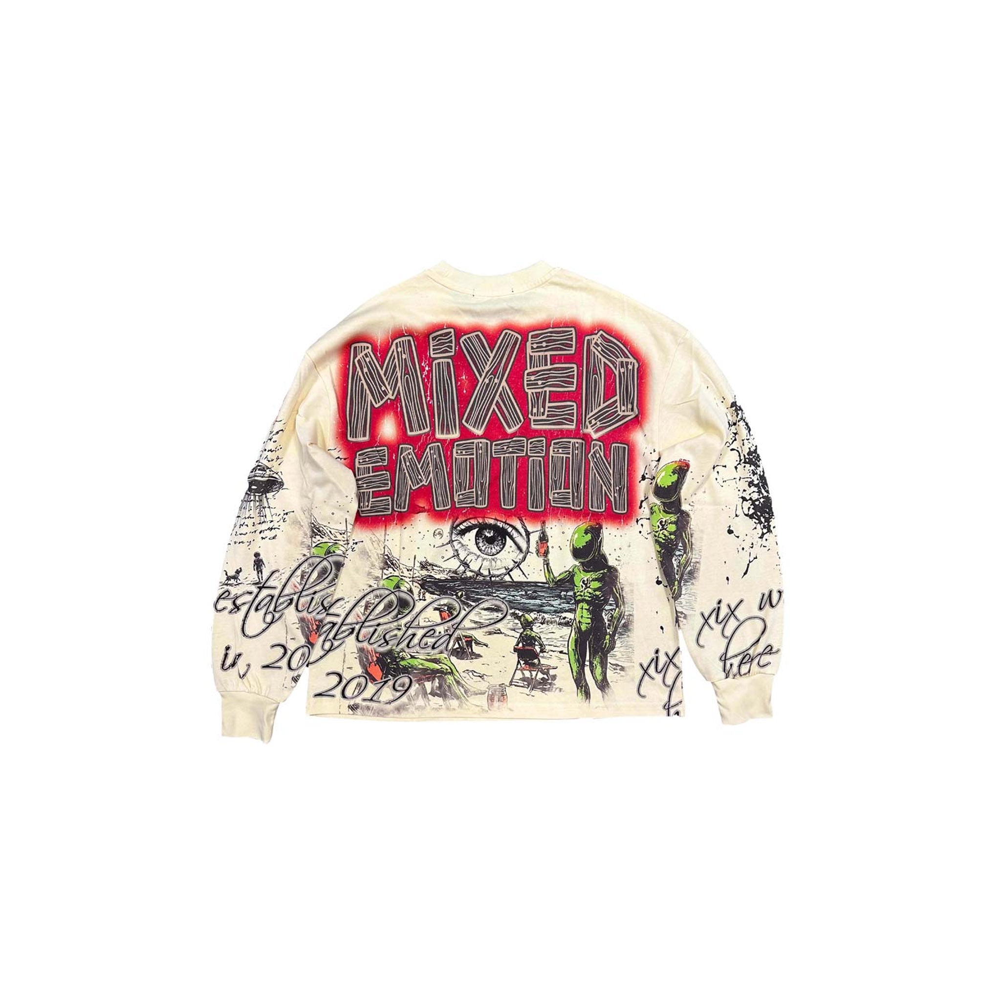 Mixed Emotions Art Club Longsleeve Cream