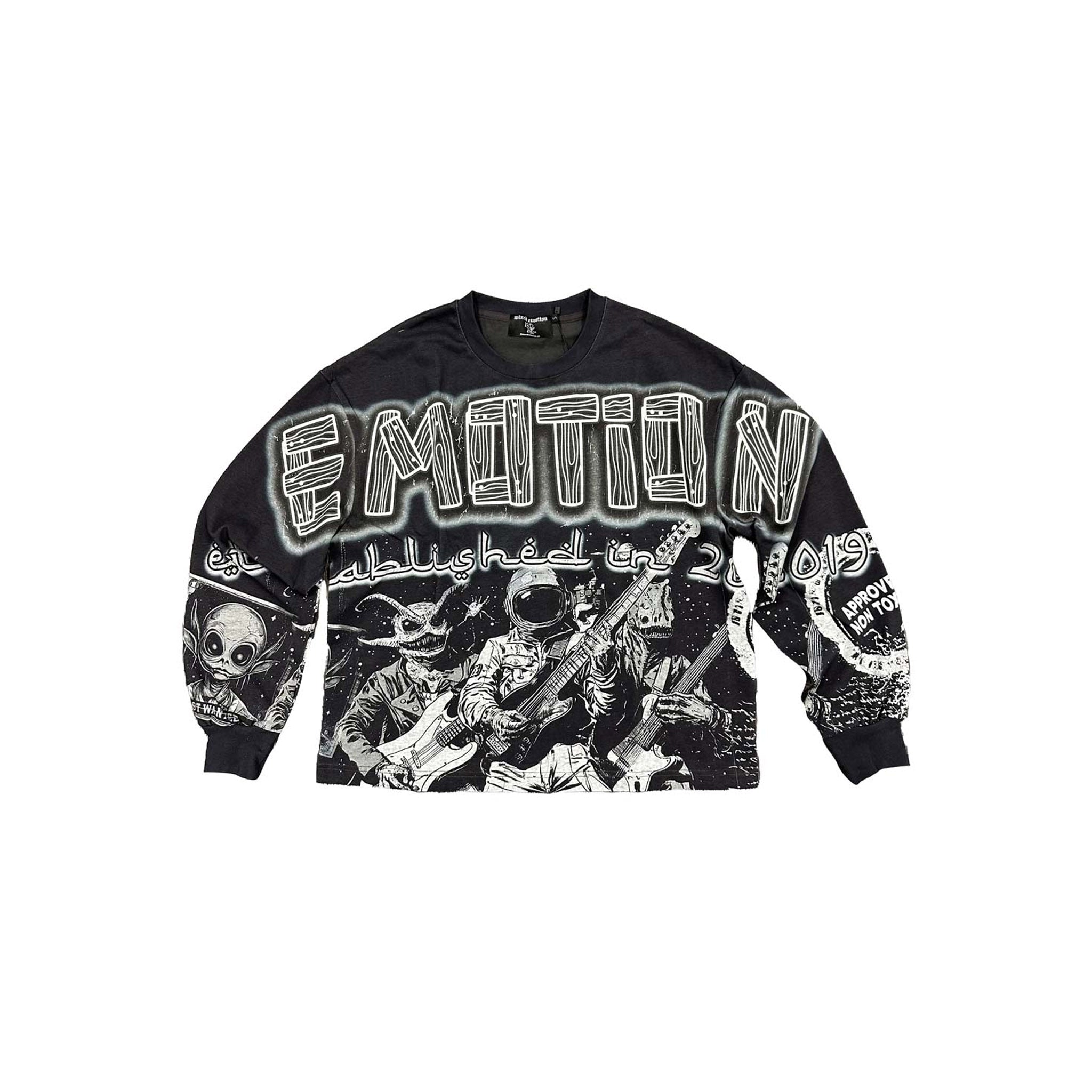 Mixed Emotions Astro Longsleeve Tee Black