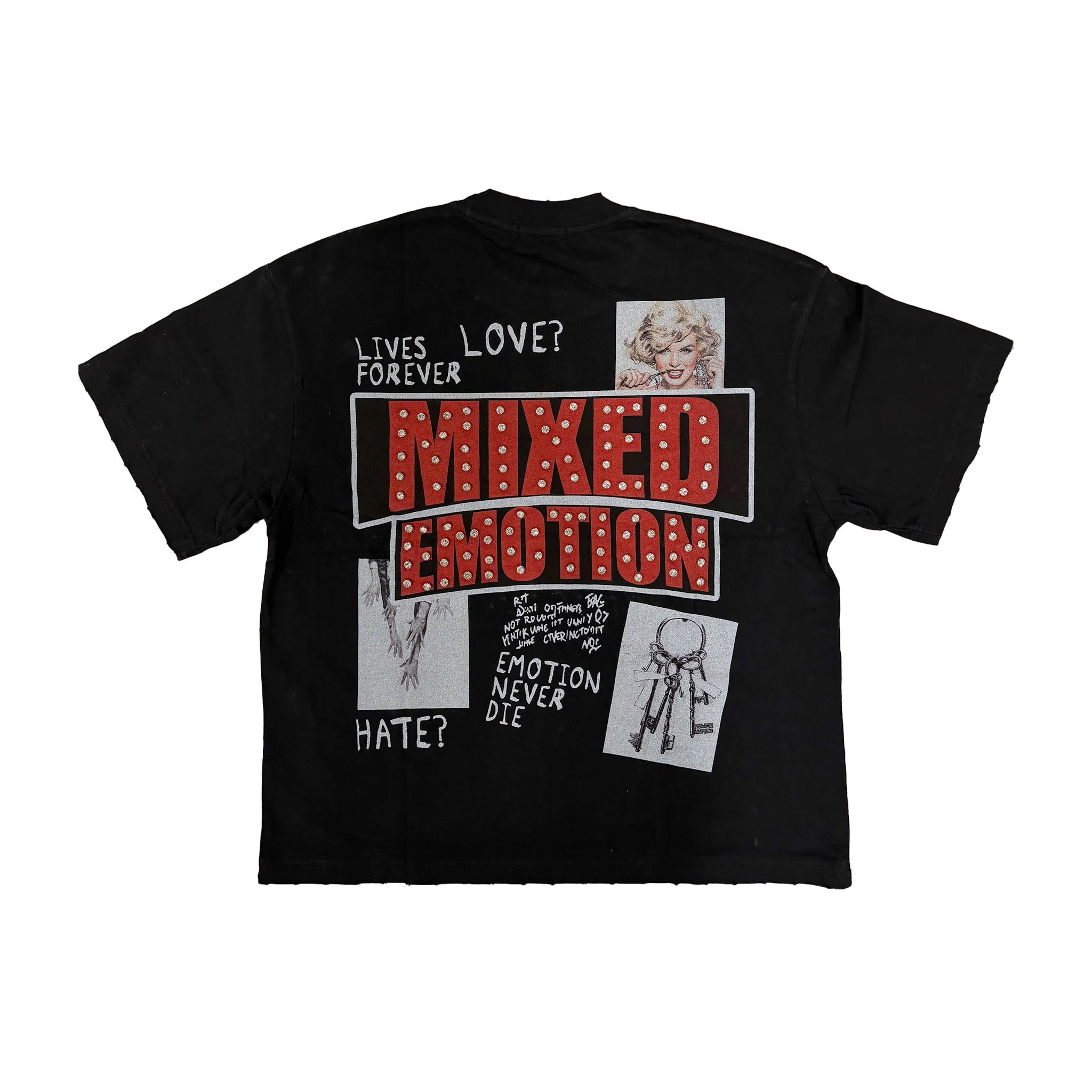 Mixed Emotions Lost Identity Tee Black