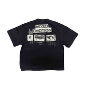 Mixed Emotion Stamped Tee Black