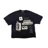 Mixed Emotion Stamped Tee Black