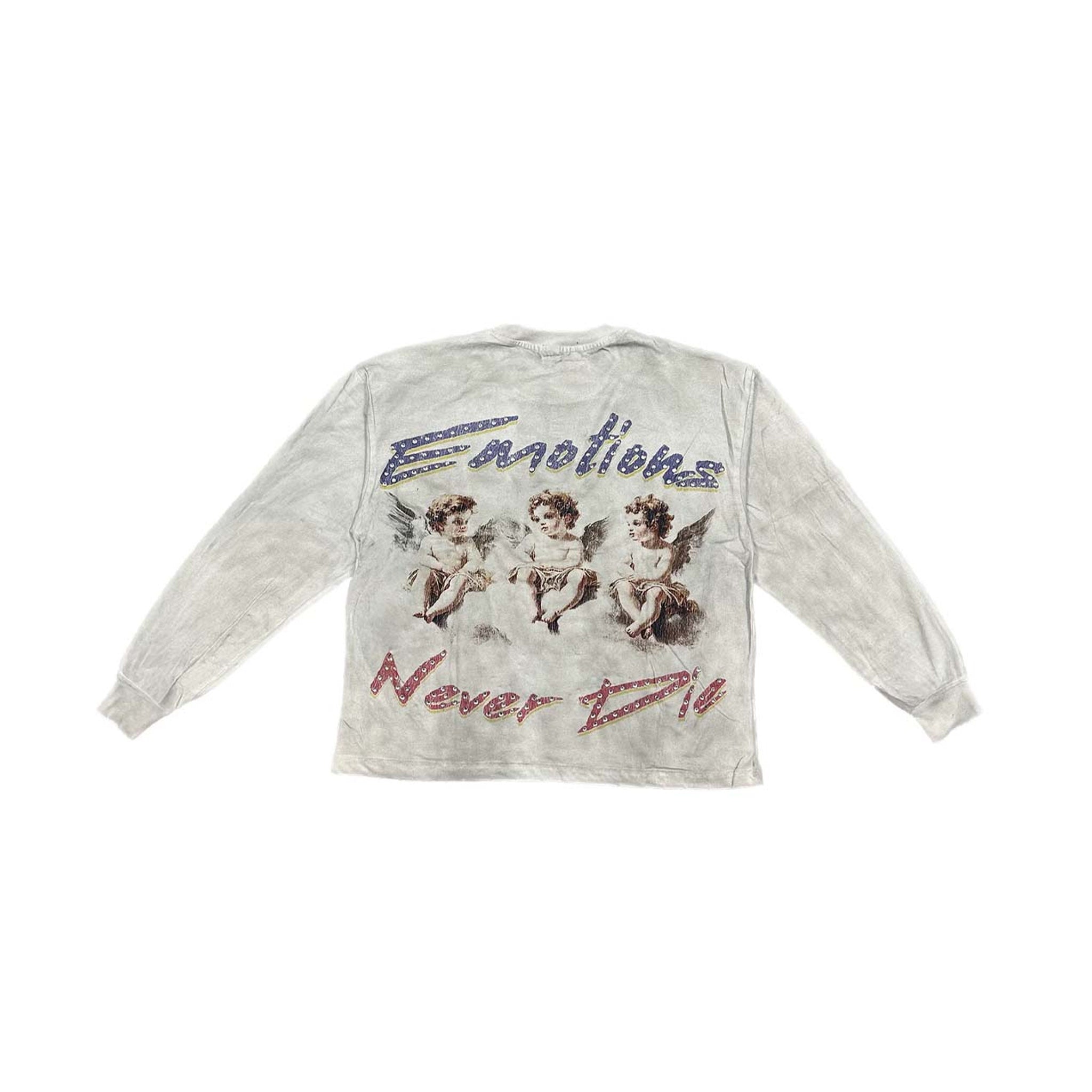 Mixed Emotions Triplets Longsleeve White