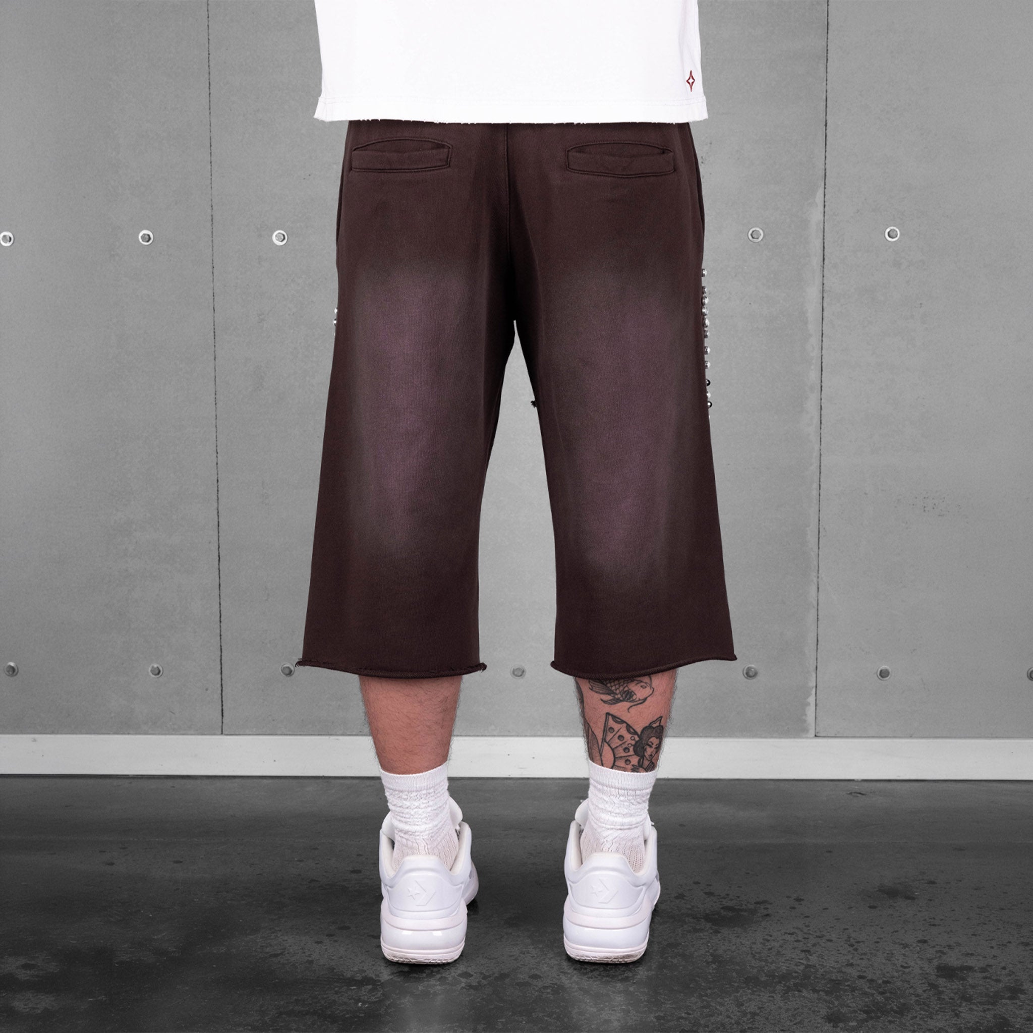 Commons Studios Rivet Sweatshort Dark Mocha