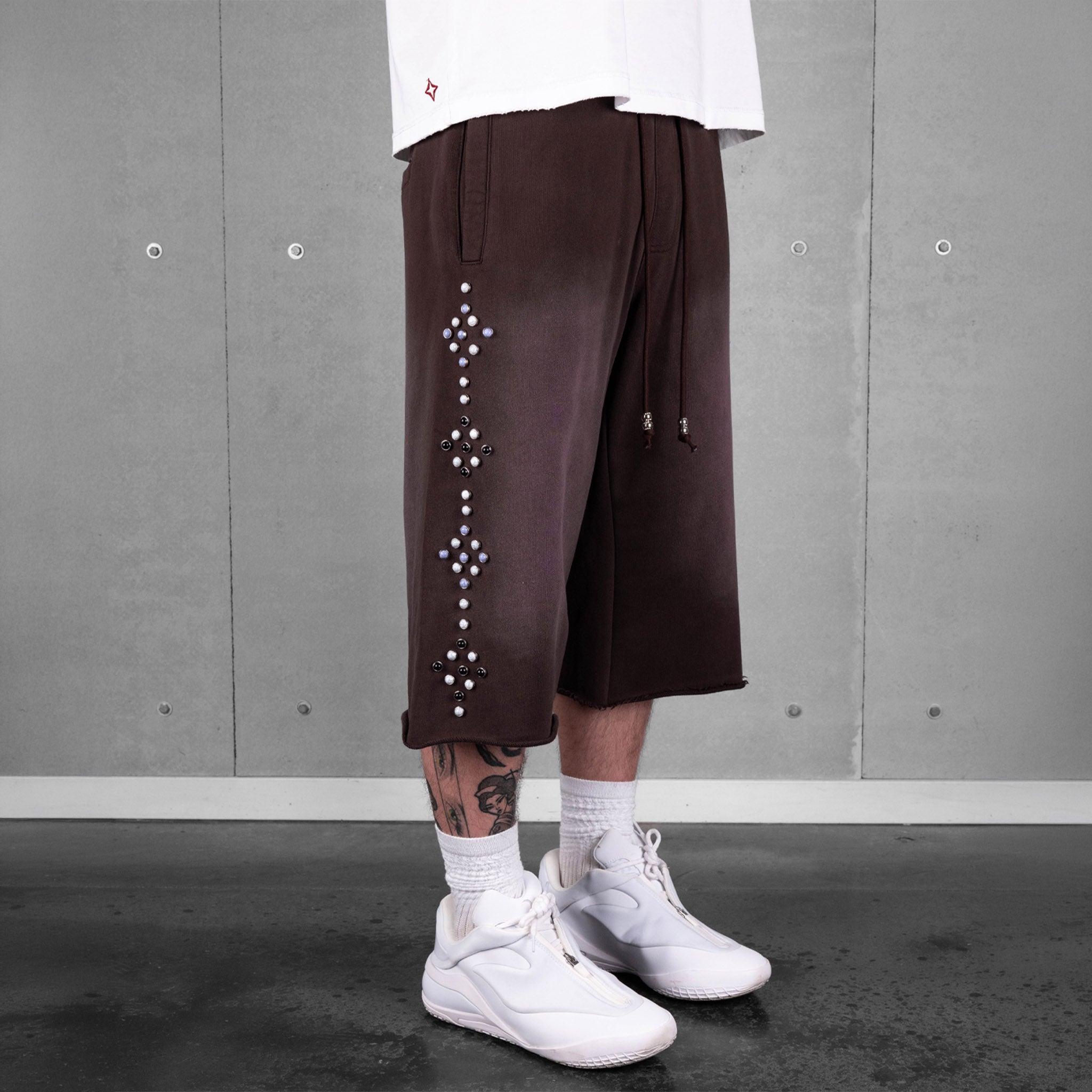 Commons Studios Rivet Sweatshort Dark Mocha